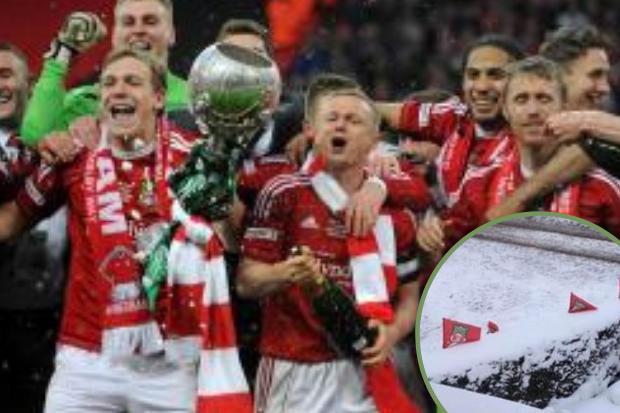 How our readers battled through snow to watch Wrexham's Wembley win of 2013