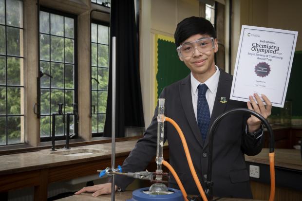 Denbighshire Free Press: Myddelton College student Coby Chan. Picture: Mandy Jones Photography.