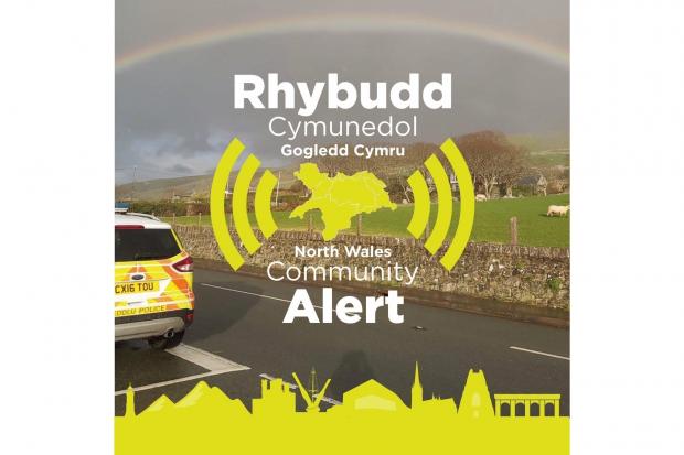 Community alerts (image: North Wales Police)