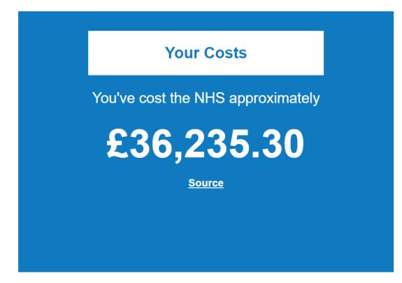 Denbighshire Free Press: Approximate NHS bill Denbighshire Free Press: Approximate NHS bill