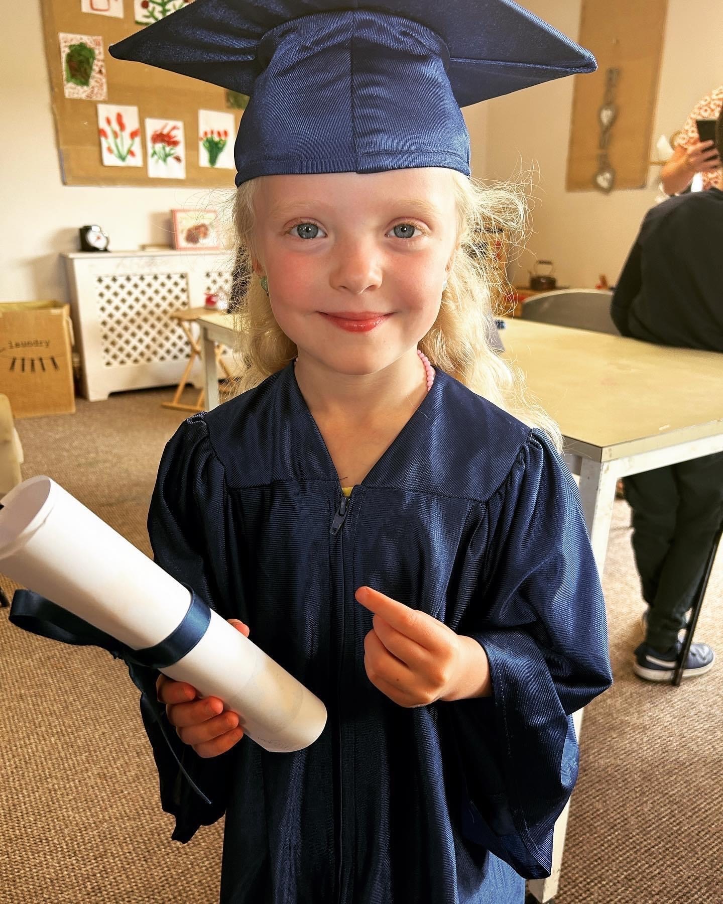 Corwen Day Nursery graduate Megans wants to follow in both her mother’s and grandmother’s footsteps and be a teacher.