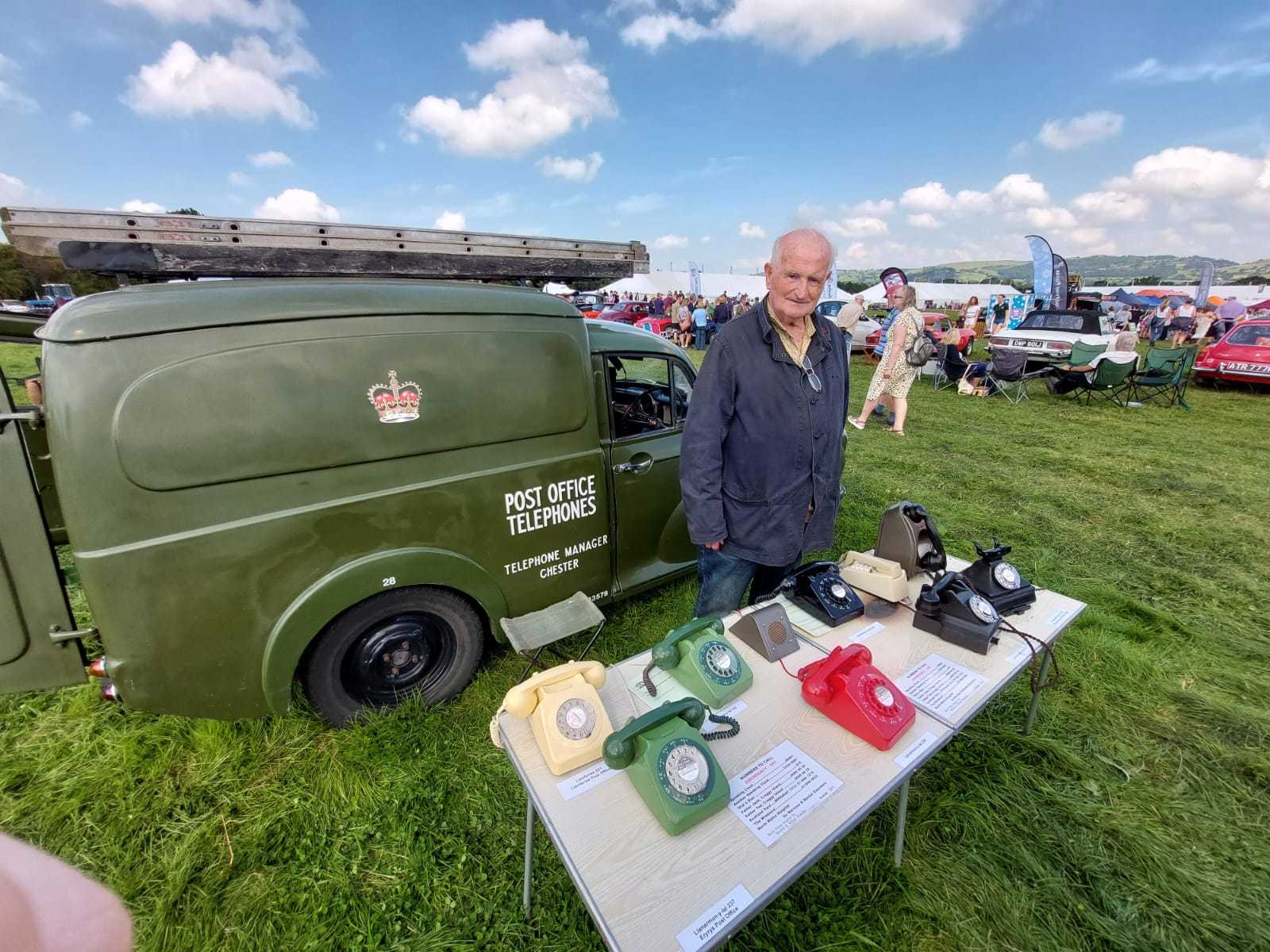 Ian Jolley, from Mold, with his van from 1967.