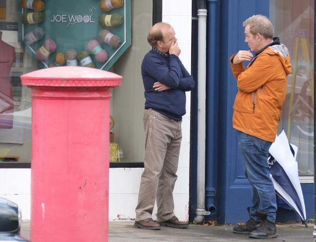 Toby Jones was one of the actors spotted filming in Llandudno. (Image: DJ Peaks Photography)