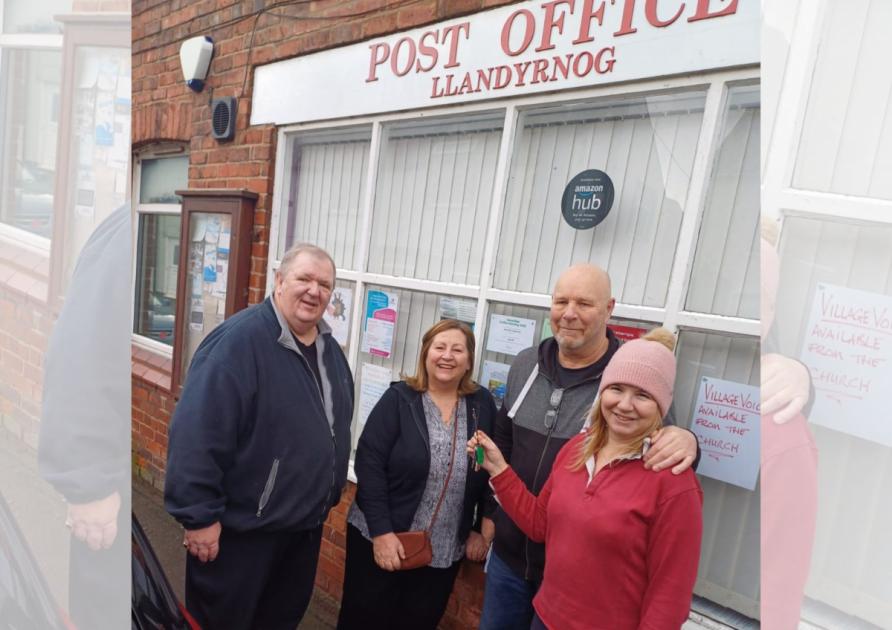 Llandyrnog residents handed keys to historic Post Office 