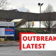 Figures show the outbreak situation that was at the Maelor Hospital as of New Year's Eve