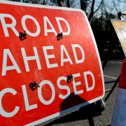 The A5 road near Corwen was closed last night