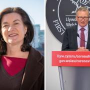 Health minister Eluned Morgan MS will be flanked by Wales’ chief medical officer, Dr Frank Atherton.
