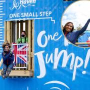 Gold medal winning Heptathlete and Broadcaster, Denise Lewis, was one of the first to take the plunge!