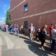 Fans queue for season tickets at Wrexham AFC