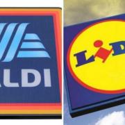 Aldi, left, and Lidl, pictured right.
