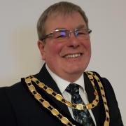 Cllr Peter Scott, mayor of St Asaph