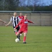 Action from Bala's 1-0 win at Flint. Picture: Bala Town FC