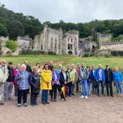 Cymdeithas Hanes Lleol Llandyrnog & Llangwyfan Local History Society members on their annual visit