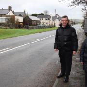 North Wales Police and Crime Commissioner Andy Dunbobbin met Cllr Gwennol Ellis
