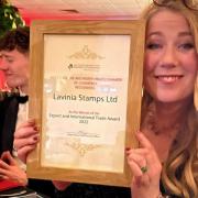 Tracey Dutton, founder and owner of Lavinia Stamps