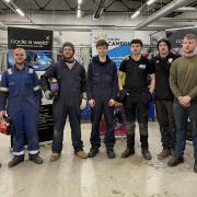 The welding skills winners from Coleg Cambria