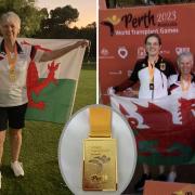 Brenda Roberts won gold at the World Transplant Games in Perth
