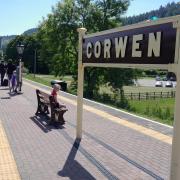 The new-look Corwen railway station