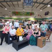 Staff and volunteers at the new Barnardo's store on Denbigh Retail Park