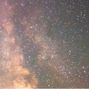 The Perseid meteor shower above Denbigh Moors at the weekend.