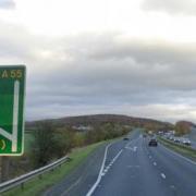 The A55 in Flintshire
