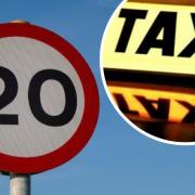 Taxi fares may increase in light on the new default 20mph speed limit in Wales.