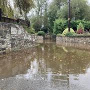Flooding in Denbigh.