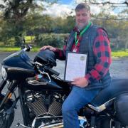 Chris, 47, has now made it his quest to help fight the stigma of mental health problems and plans to ride around North Wales, handing out mental health leaflets at popular bike haunts whilst encouraging people to talk.