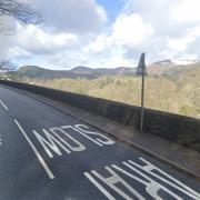 Part of the road between Llangollen and Berwyn has been reduced to 40mph.