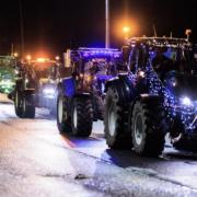Last year's Llangollen Illuminated Tractor Run.
