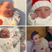 Babies born at North Wales hospitals on Christmas Day.