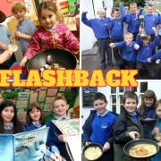 Photo memories from days at Rhos Street School, in Ruthin.