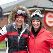 Caroline Platt (left) and her friend and colleague, Nerys Price-Jones, are taking on the Arctic Challenge for The Joshua Tree charity.