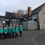Work has been completed at Ysgol Pentrecelyn to improve on site energy efficiency. Image: DCC