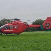 An air ambulance (Newsquest)