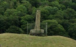 Eliseg’s Pillar, near Valle Crucis, Llangollen.