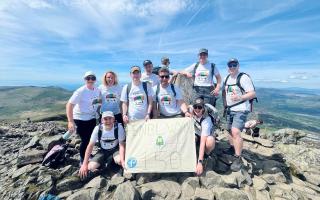 Ysgol Pentrecelyn headteacher Andrew Evans was joined by parents from the school to complete the Welsh Three Peaks Challenge.