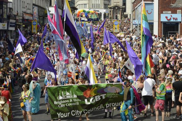 Love, Protest & Unity: Brighton Pride Parade timings and route map. Picture: NQ Staff